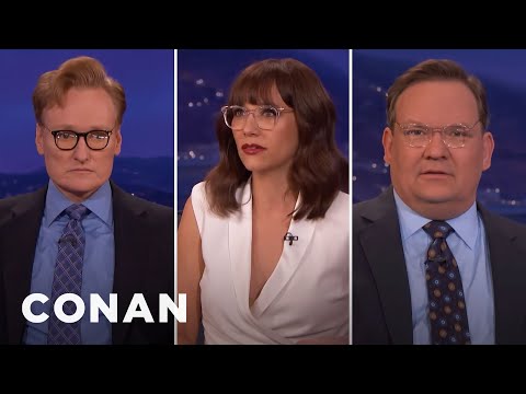 Conan & Andy Try On Rashida Jones’ Glasses | CONAN on TBS