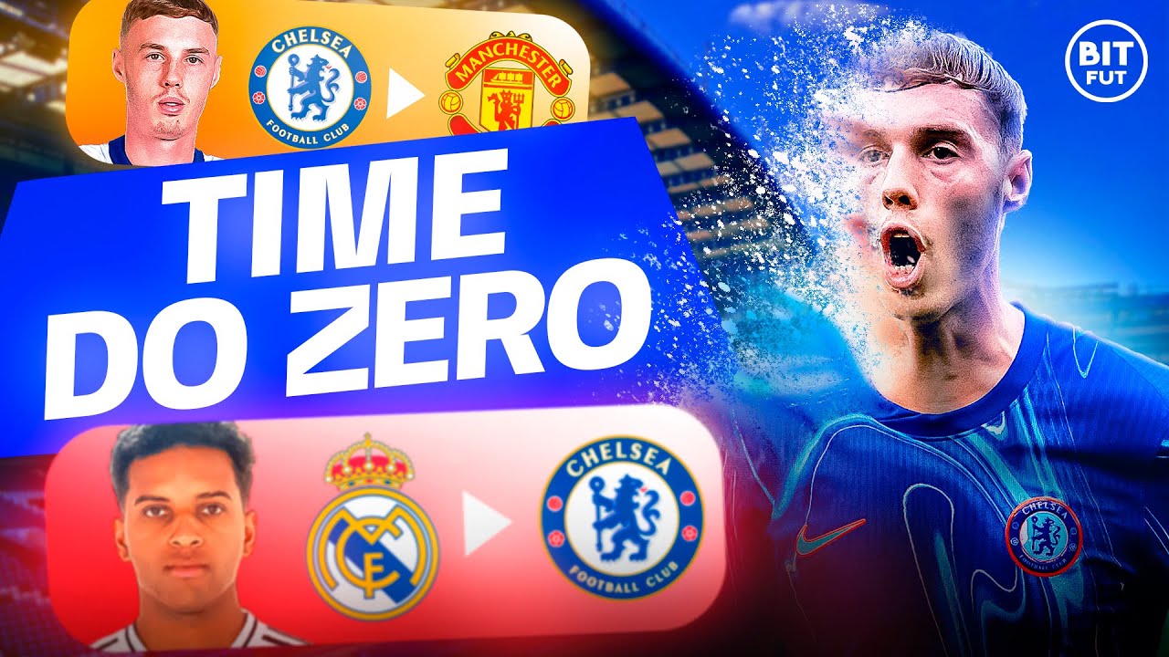 Trocando 100% do elenco do CHELSEA (45 JOGADORES!) 🔵🔄 Desafio do Elenco ZerO!