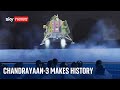 India moon landing: Chandrayaan-3 makes history in space
