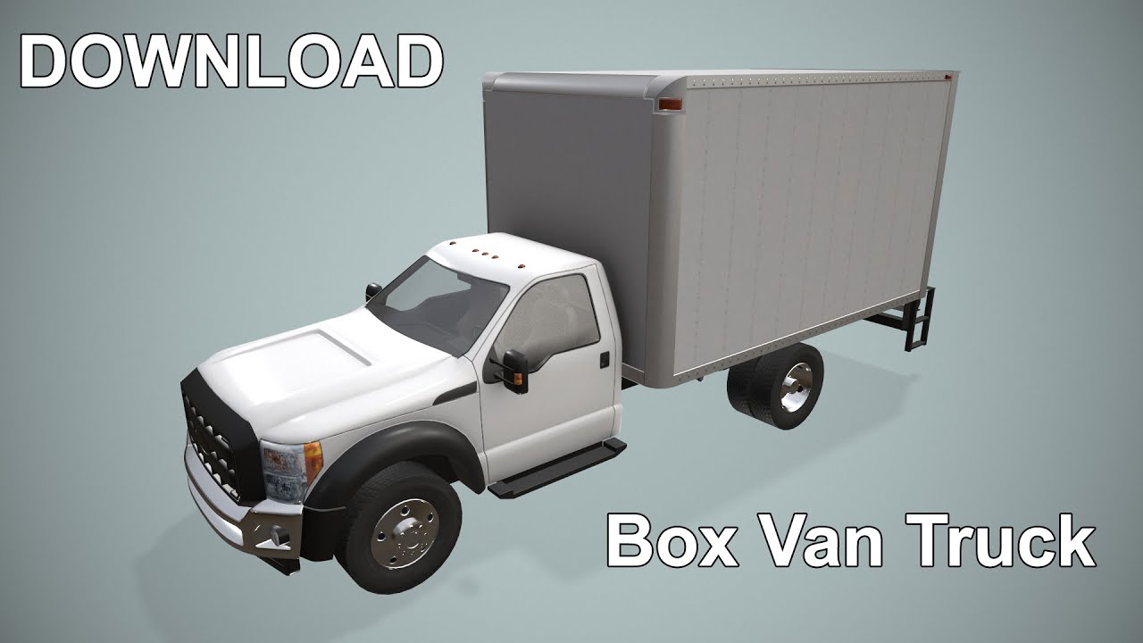 Truk Van Kotak --420-- Model 3D