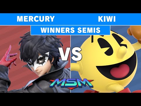 MSM Online 34 - Mercury (Joker) vs Kiwi (Pac Man) Winners Semis - Smash Ultimate