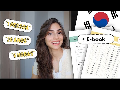 Números coreanos: como contar, dizer sua idade, horas e ebook completo para praticar