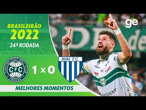 Gols e lances de Coritiba x Avaí