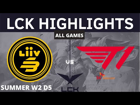LSB vs. T1 | All Games HIGHLIGHTS - Week 2 Day 5 | LCK Summer Split 2021 | LIIV SANDBOX VS T1
