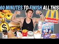 Eating As Many Calories As Possible In One Hour For Charity | Epic Food Challenge #TeamSeas