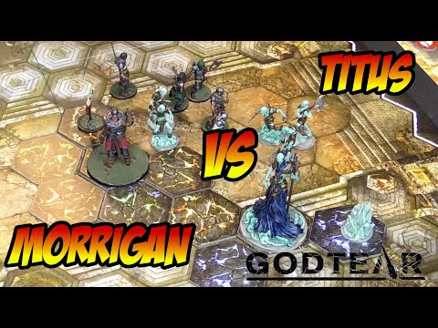 Godtear by Steamforged Games - Battle report - Morrigan vs Titus