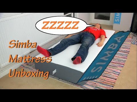 Simba Mattress Unboxing Video - 2018 Version - unpacking instructions