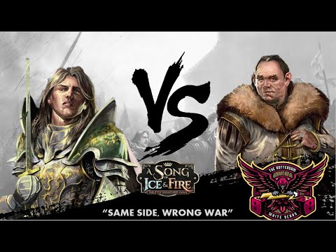 ASOIAF Battle Report 1.5 edition 40 pt: Baratheons (Loras Tyrell) vs Baratheons (Axell Florent)