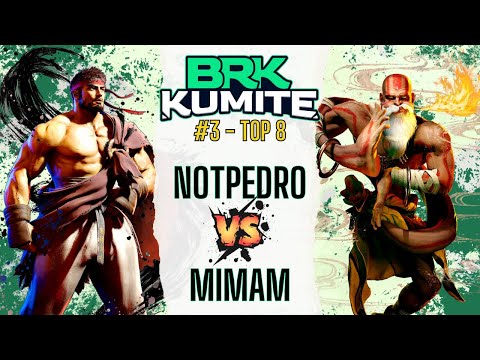 SF6 👊 NotPedro (Ryu/Luke) vs Mimam (Dhalsim) 👊 BR Kumite #3 - Street Fighter 6 - Top 8