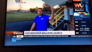 Interview with the Weather Underground/Balloon launch