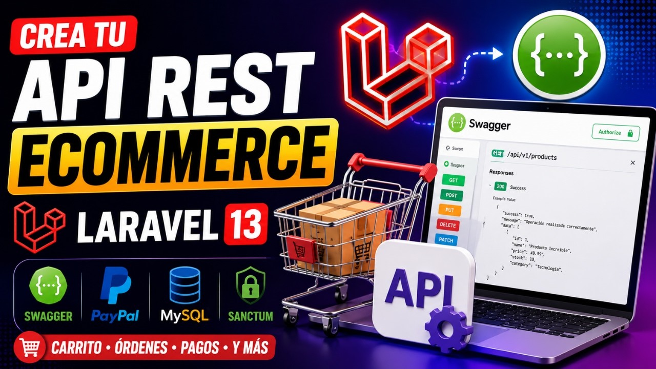 Crea un Backend Ecommerce Real con Laravel 13, PayPal y Swagger