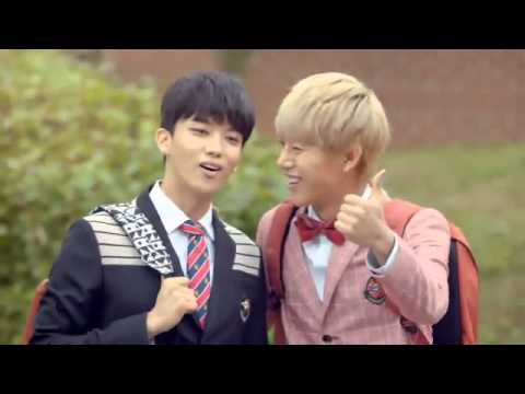 Daehyun & Youngjae - B.A.P & Apink Commercial for SKOOLOOKS 2014 Collection