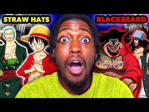 STRAW HATS VS BLACKBEARD PIRATES [ONE PIECE]