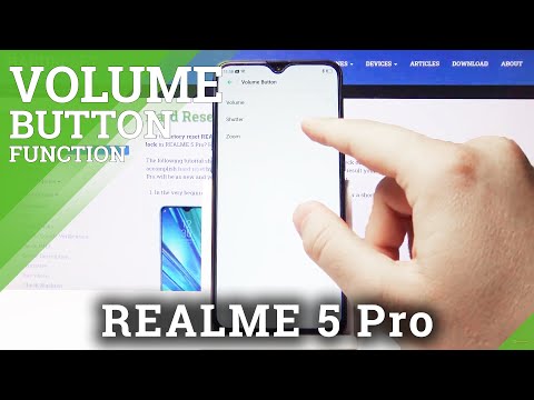 How to Change Volume Button Camera Function in REALME 5 Pro – Set Camera Volume Button