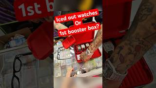 Iced-out wrist or 1st edition booster box?💎 #pokemon #pokemoncards #trading #trades #trendingshorts