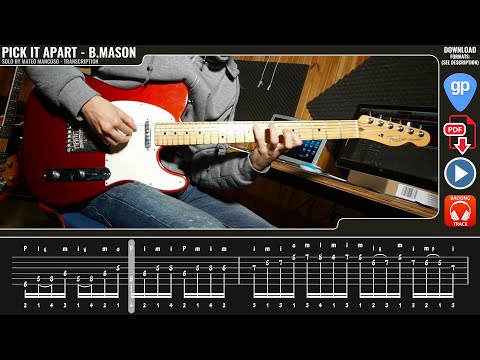 Pick it apart - Matteo Mancuso - Transcription - Guitar Lesson Tab Tutorial - How to Play