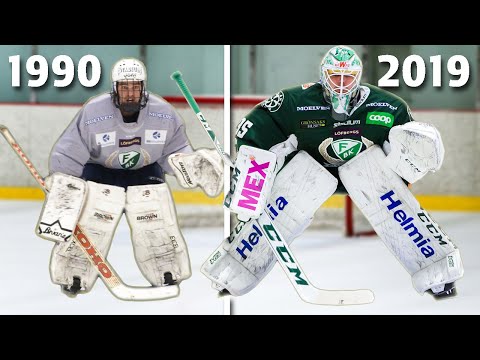 SHL-målvakt testar: Skydd från 90-talet VS skydd från idag