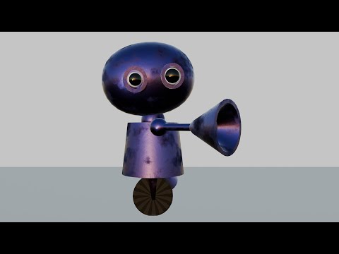 Blender Tutorial Day #62 - Making A Robot Animation Part 1