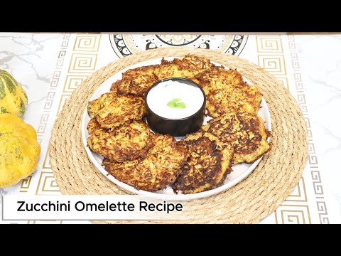 Zucchini Omelette Recipe Without Flour - A quick, Easy And Tasty Dinner!