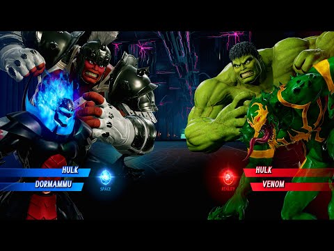 Gladiator Hulk & Dormammu vs Green Hulk & Venom (Very Hard) - Marvel vs Capcom | 4K UHD Gameplay
