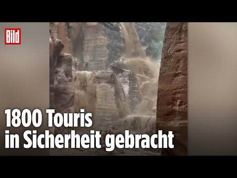 Jordanien: Überschwemmungen in Weltkulturerbe Petra