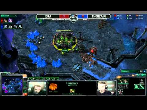 MLG Columbus 2011 - Starcraft II - Game 1 - EGIdra (Z) VS MouzThorZain (T) Part 1/2