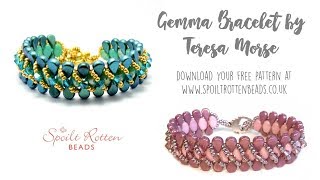 Gemma Bracelet with Les Perles Par Puca Beading Tu