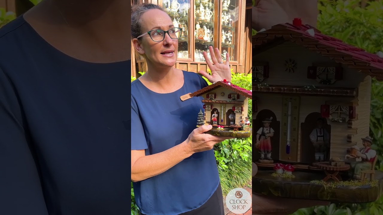 How To Set A German Weather House #weatherhouse #madeingermany