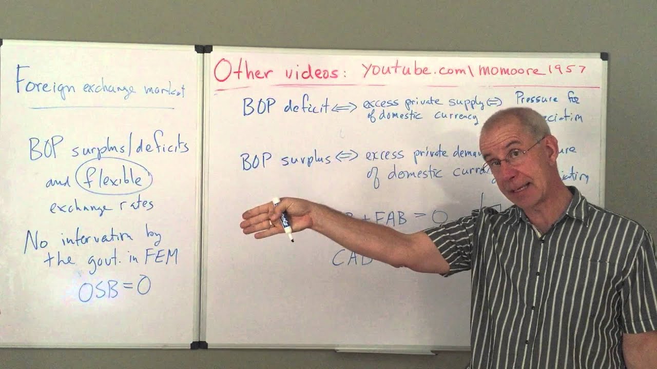 Balance of payments and flexible exchange rates 11