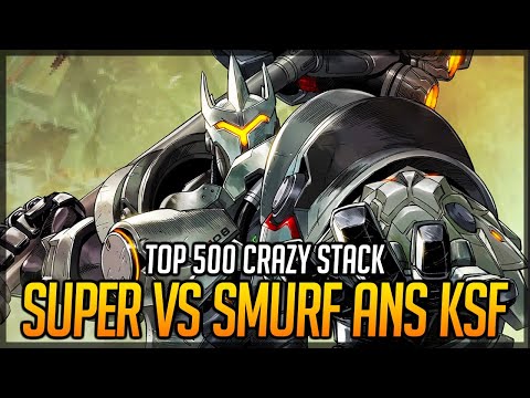 Super VS smurf ANS And KSF - Top 500 Crazy Stack