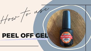 Using Peel Off Gel for the first time!