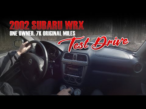 7k Original-Mile - One Owner - 2002 Subaru Impreza WRX - Test Drive