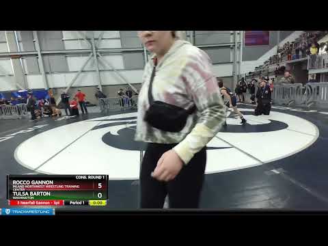 102 Lbs Cons. Round 1 - Tulsa Barton, Washington Vs Rocco Gannon, Inland Northwest Wrestling Train