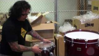 Video thumbnail for Shine Drums New 2010 Definition Series kit by musicman
