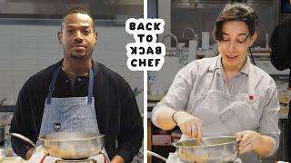 Marlon Wayans Tries to Keep Up With a Professional Chef | Back-to-Back Chef | Bon Appétit