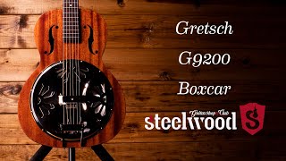 Video thumbnail for Nada está escrito | Gretsch G9200 Boxcar Round-Neck Resonator Guitar by Steelwood Guitars
