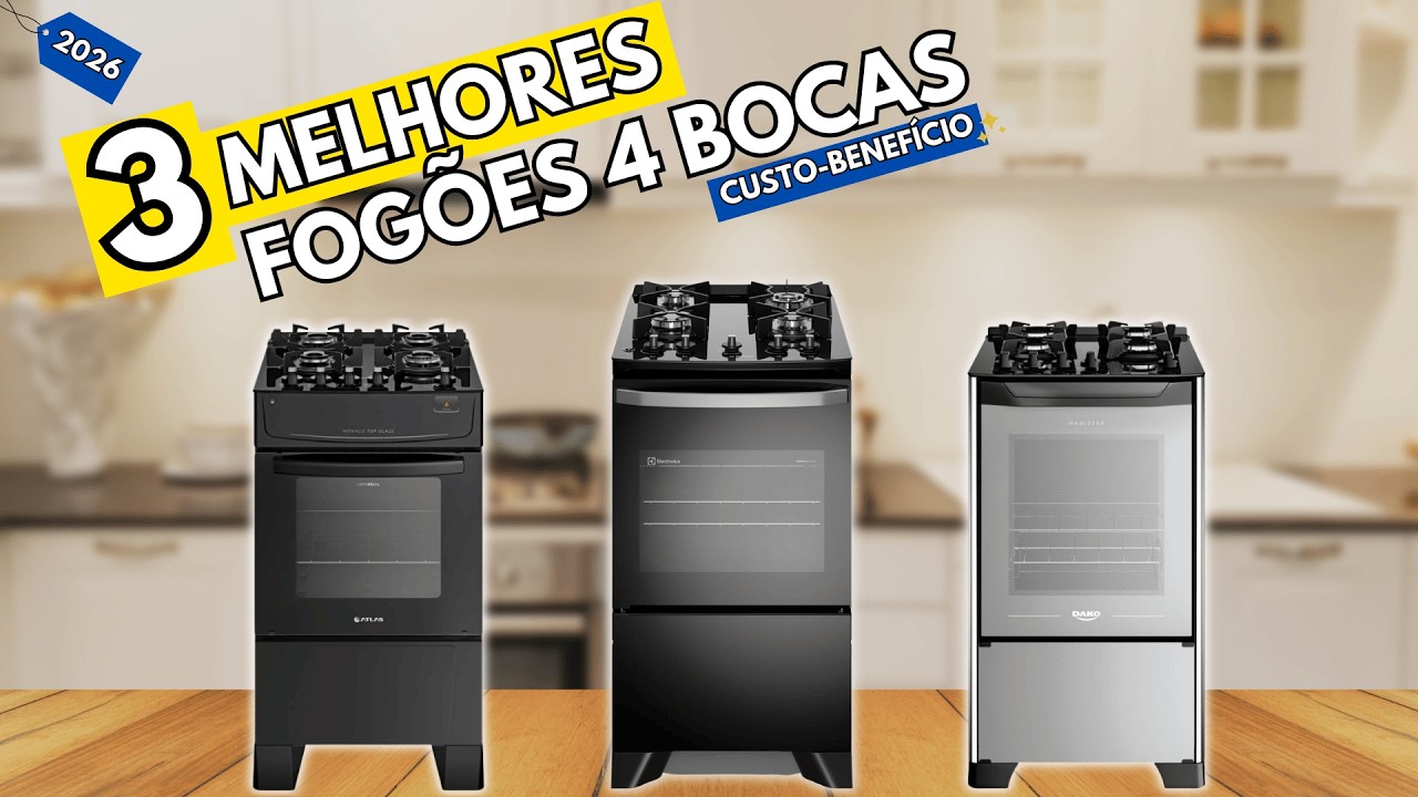 CUIDADO! O Maior Erro ao Comprar Fogão Mesa de Vidro (Top 3 Seguros)