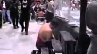 Jerry Lawler Throws A Fireball At Tommy Dreamer