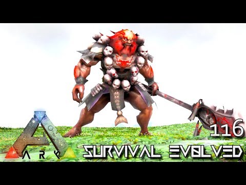 ARK: SURVIVAL EVOLVED - MYTH WARCHIEF & BIONIC RAPTOR TAMED E116 !!! ( ARK EXTINCTION CORE MODDED )