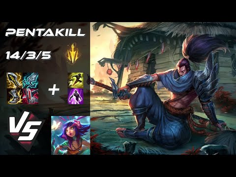 MID Yasuo vs Neeko [PENTAKILL] - EU Grandmaster Patch 25.S2.5