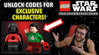 How to UNLOCK *EXCLUSIVE* Character + Ship Codes in LEGO Star Wars: The Skywalker Saga! | #shorts