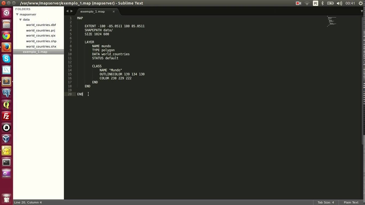 Tutorial MapServer - Parte 1