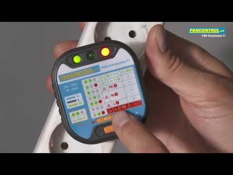 Pancontrol PAN Schukotest FI dugaszoló aljzat teszter