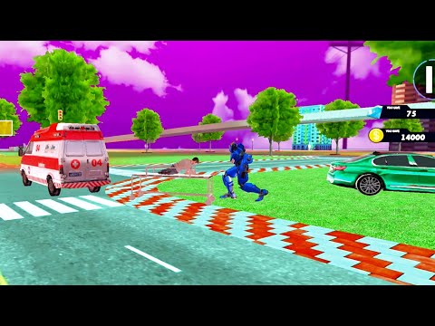 Ambulance Robot Car Game - Fire Truck Robot Games Robot Car Android iOS gameplay #002