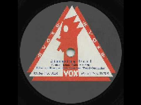 Bernard Ette Dance Band 1925 (as 'Edward King'): JIMMINY GEE!