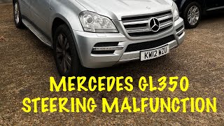 Mercedes 2012 GL 350 W166 Steering Angle Sensor Removal, Replacement and Calibration
