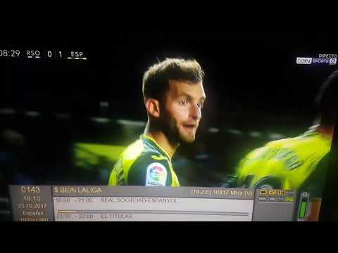 Gol de Baptistao Real Sociedad 0-1 Espanyol