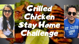 Grilled Chicken Recipie Challenge |#StayHome Cooking in Germany