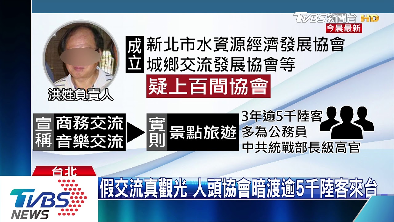 暗渡5千陸客假交流　陸統戰部長非法來台