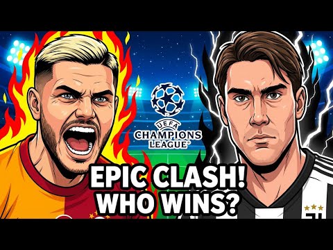 Galatasaray TAKES on Juventus in UEFA Champions League PlayOff First Leg 📱